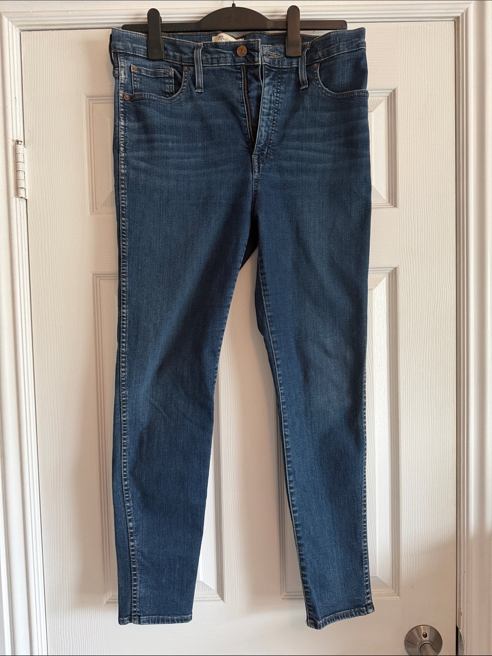 Madewell Indigo stretchy Skinny Jeans, size 31